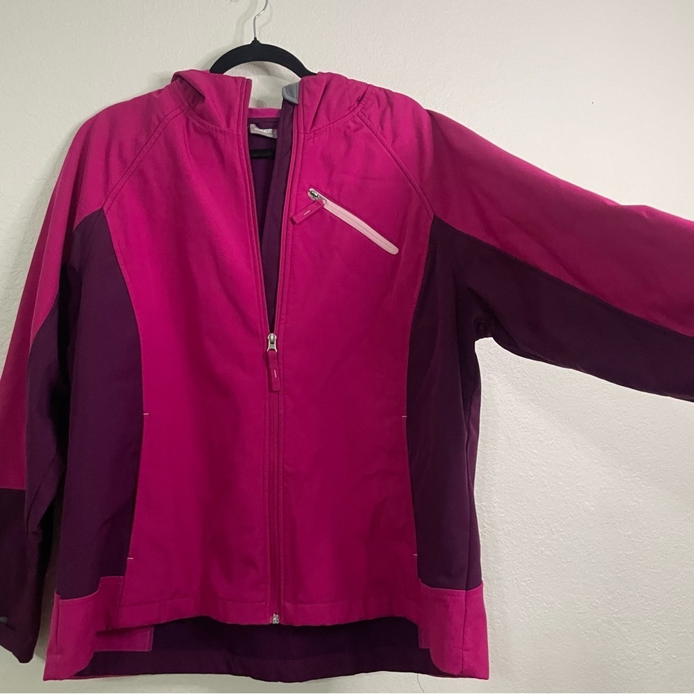 Free tech Women's Pink Jacket size 2X winter utility thick cozy full zip purple - Picture 3 of 7
